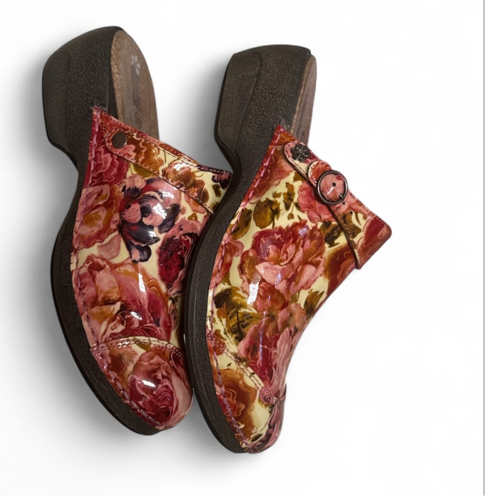 Rocky4eur Sole Floral Mules